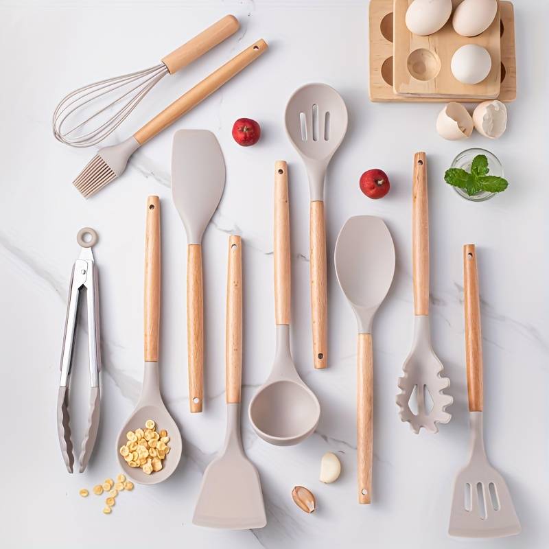 Signature Silicone Utensil Set - Crafted for the Refined Kitchen