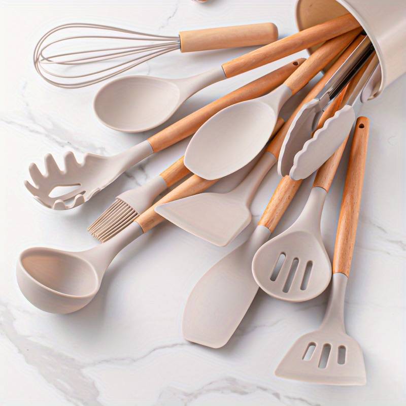 Signature Silicone Utensil Set - Crafted for the Refined Kitchen