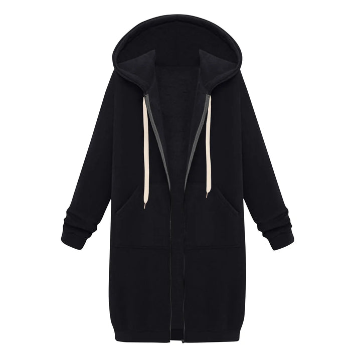 Cozy Long Zip-Up Hoodie