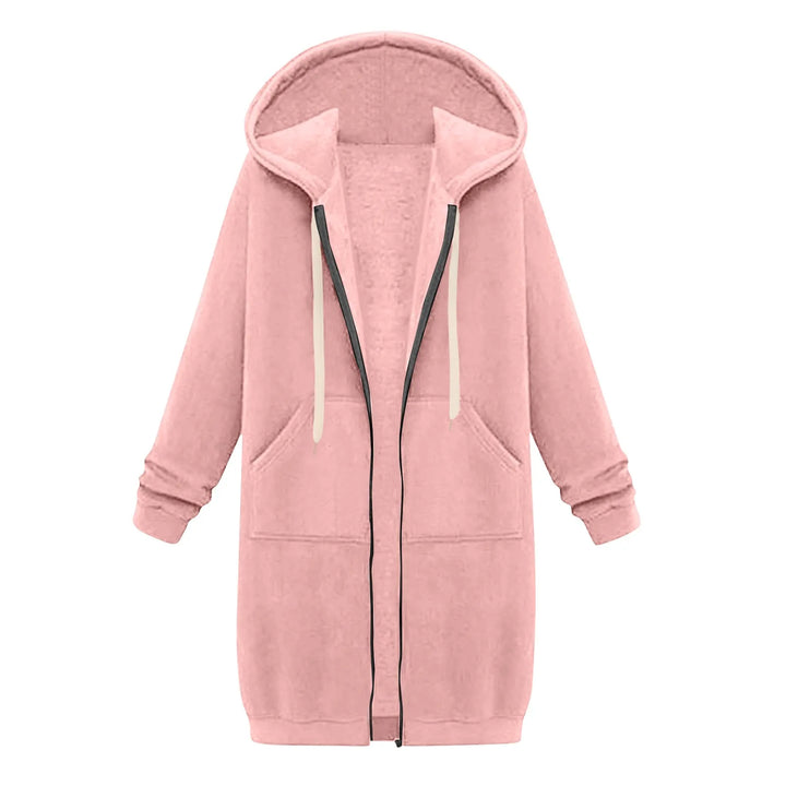 Cozy Long Zip-Up Hoodie