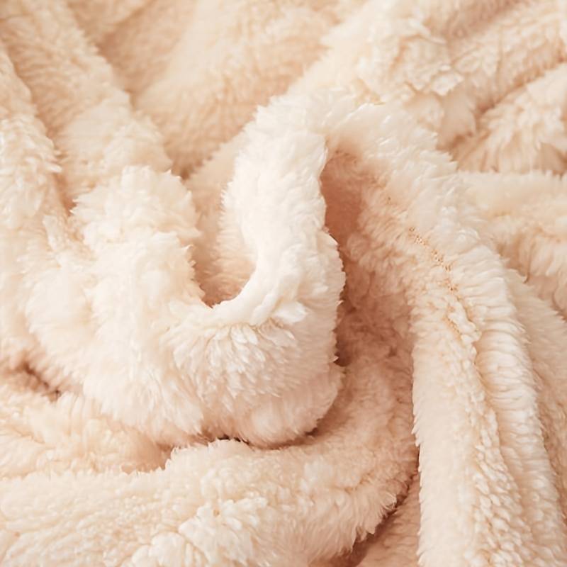 Luxurious Nordic-Style Coral Fleece Blanket