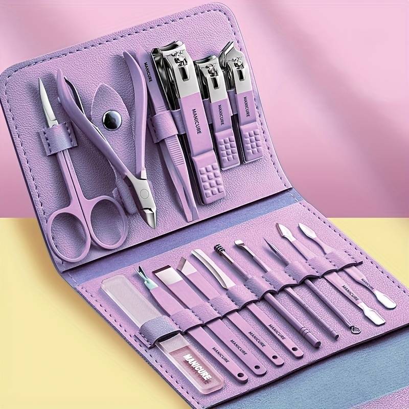 Professional Manicure and Pedicure Set – 16-in-1 Multifunctional Luxury Kit