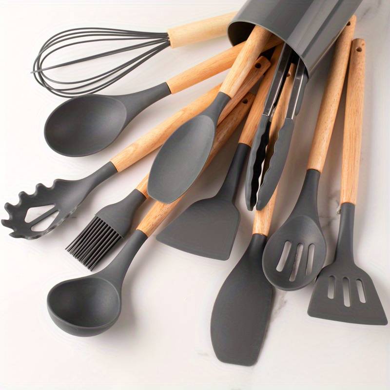 Signature Silicone Utensil Set - Crafted for the Refined Kitchen